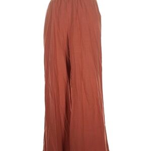 dip Wide-Leg Pants in Rust